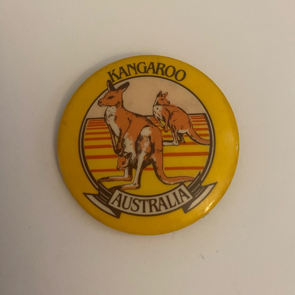 💥Australia Kangaroo Button vintage